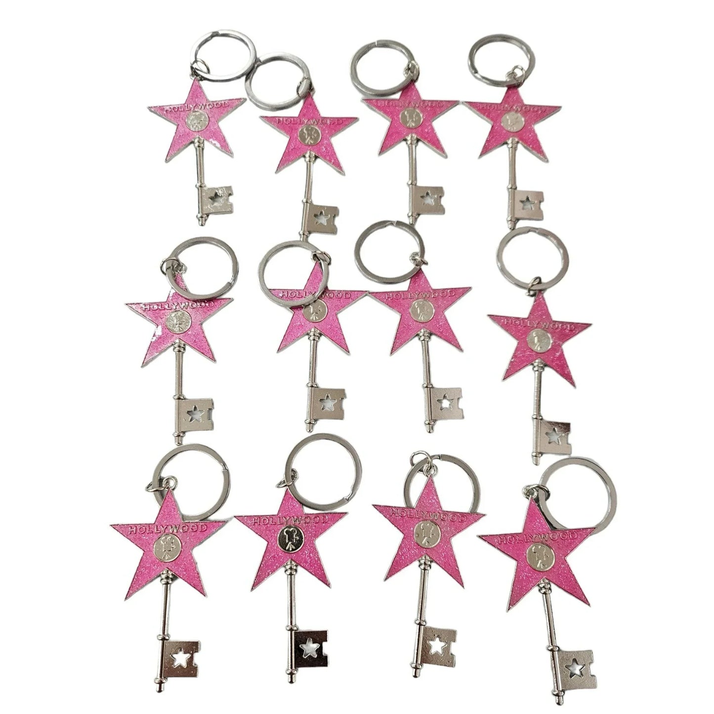 Set of 12 Los Angeles Animal Souvenir Keychain
