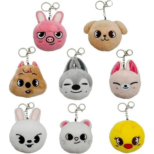 Kpop Stray Kids Skzoo Plush Dolls Pendant Keychain Felix Hyunjin Bnagchan Changbin Home Decor Souvenir for Women Girls